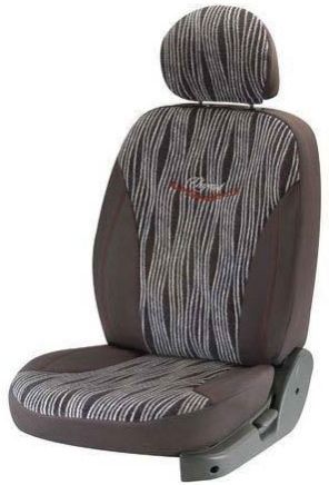 Mars Waves Grey Car Seat Cover