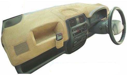 Suede Beige Dashboard Cover