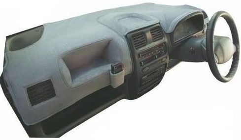 Suede Grey Dashboard Cover