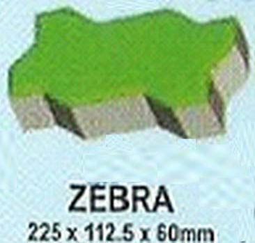 Zebra Shaped Interlocking Pavers