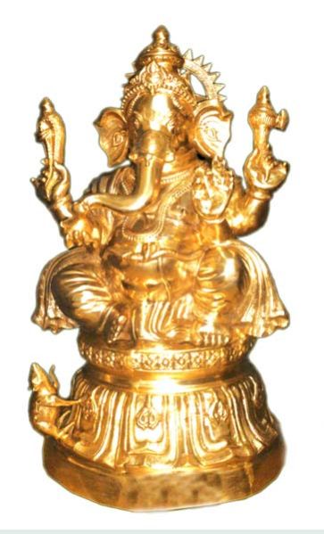 Brass Lord Ganesh Statue