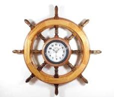 Clock Ship Wheel