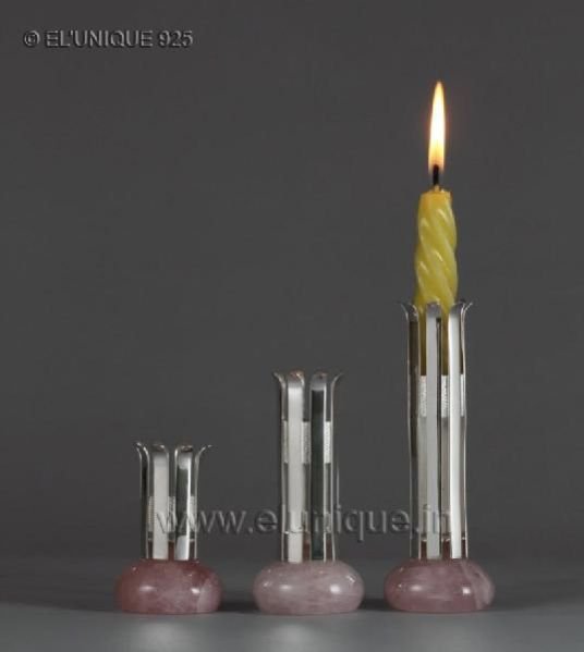 EL CS 001 Sterling Silver Candle Stand