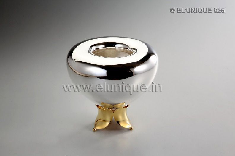 EL CS 007 Sterling Silver Candle Stand