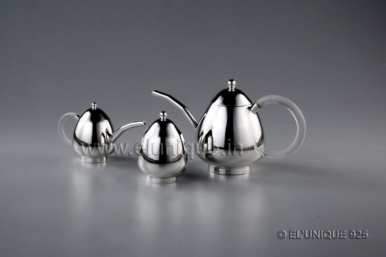 EL TS 001 Sterling Silver Tea Set