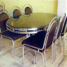 Stainless Steel Dining Table Set 01