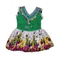 Girls Cap Sleeve Frock