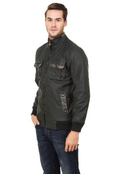 Hard Military Leather Jacket 03
