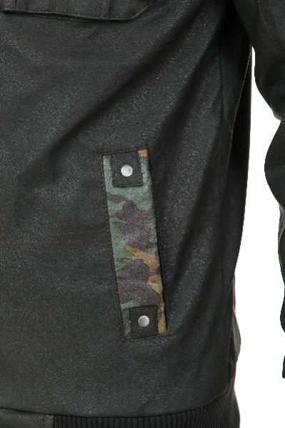 Hard Military Leather Jacket 06