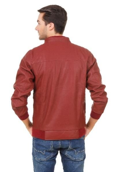 Mens Hard Leather Jacket 06