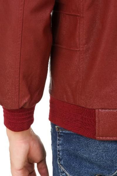 Mens Hard Leather Jacket 07