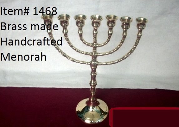 1468 Brass Handcrafted Candle Stand