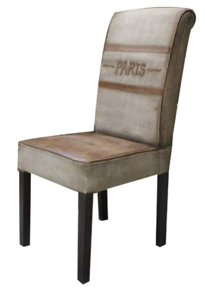 Canvas Leather Chair 02