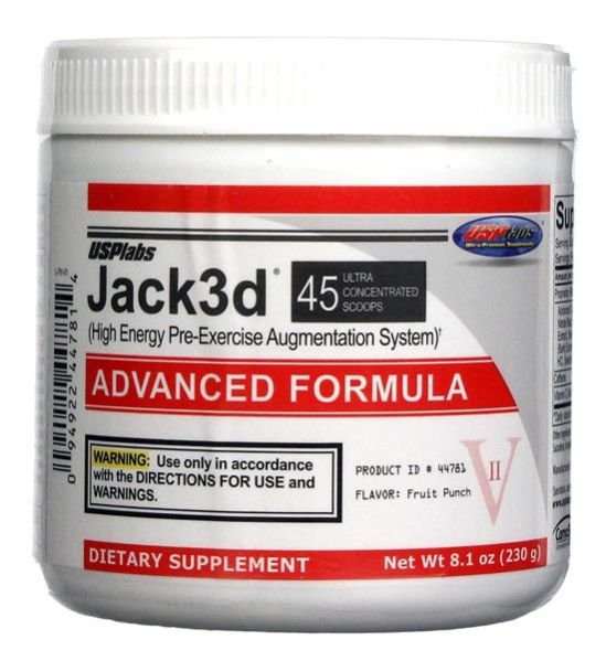 Jack 3D Advanced Formula Pre Workout Supplements