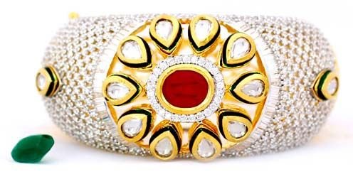 AD Kundan Bracelet