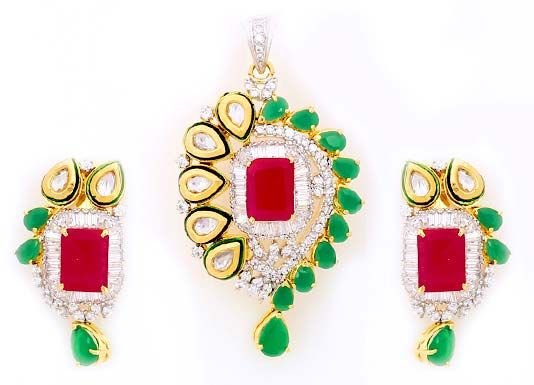AD Kundan Pendant Sets