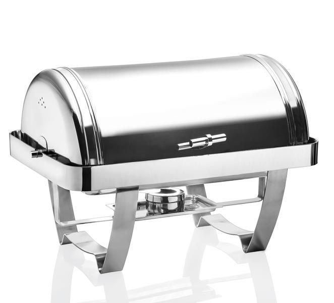 Chaffing Dish - Rectangular Roll Top