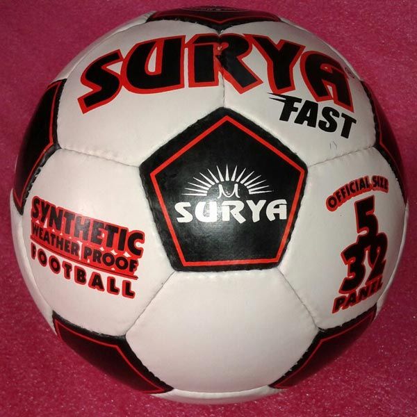 .Surya Fast Black and white Football 