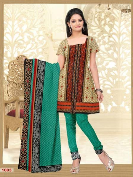Ladies Cotton Unstitched Suit (1003)