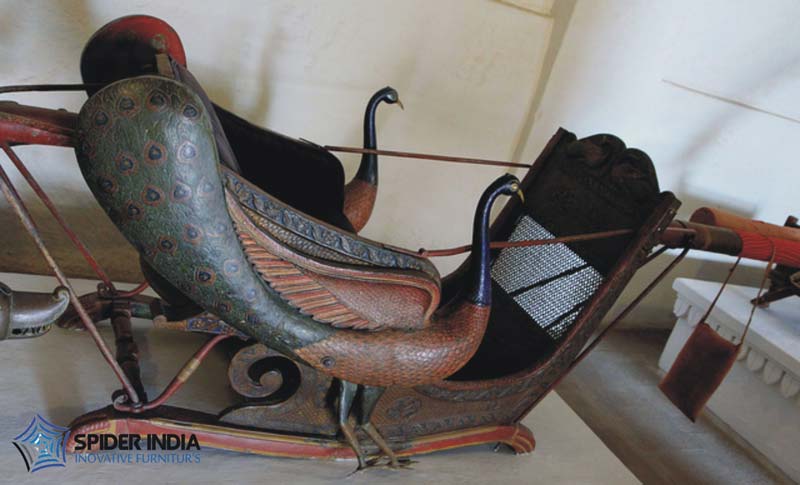 Queen Krishana Peacock Wedding Palki