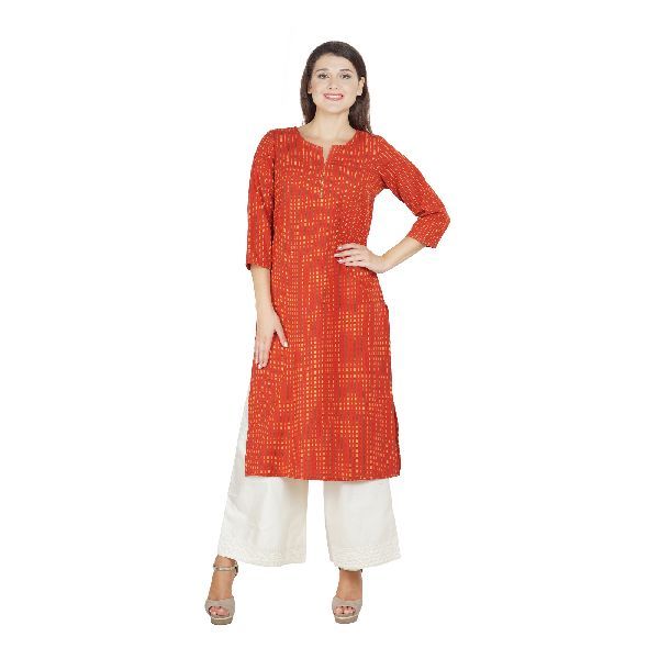 SSC008-RDLadies Cotton Kurti
