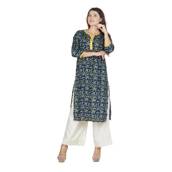 SSC009-GR Ladies Cotton Kurti