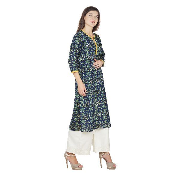 SSC009-GR Ladies Cotton Kurti