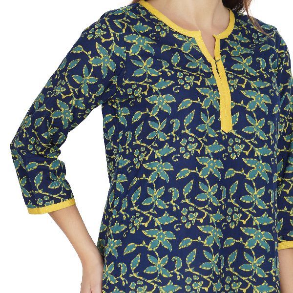 SSC009-GR Ladies Cotton Kurti