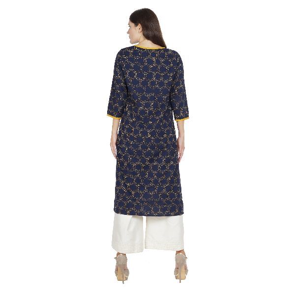 SSC012-DB Ladies Cotton Kurti
