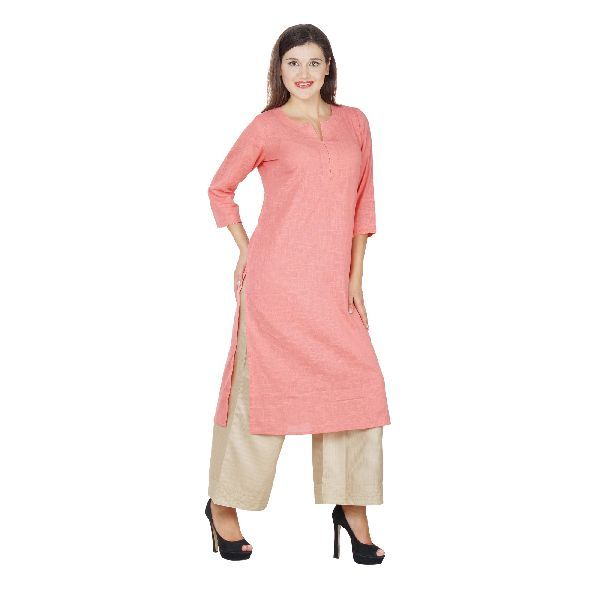 SSC013-PK Ladies Cotton Kurti