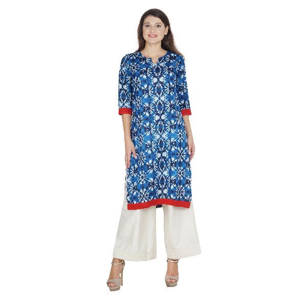 SSRA001-BL Ladies Rayon Kurti 01