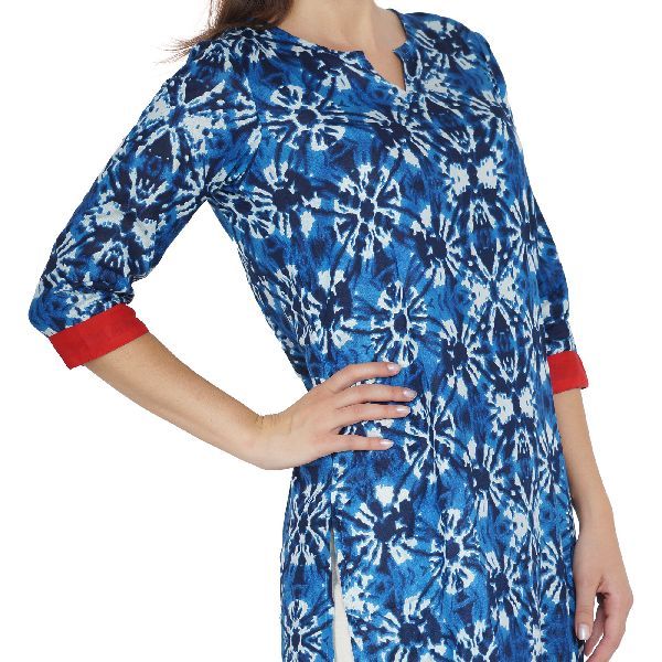 SSRA001-BL Ladies Rayon Kurti 05