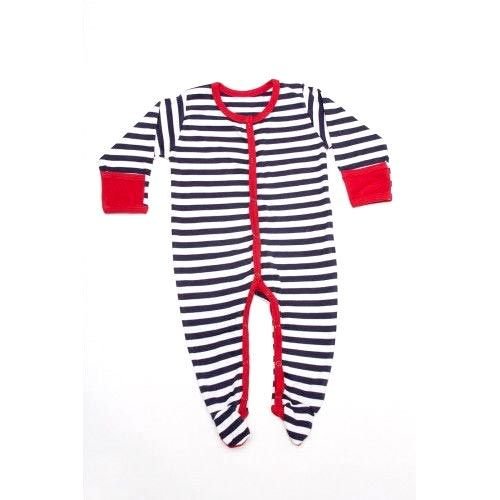 Long Sleeve Kimono Baby Rompers with Footies