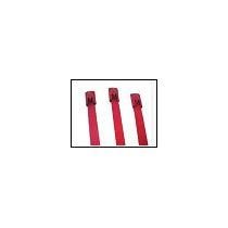 Red Coated Stainless Steel Cable Ties