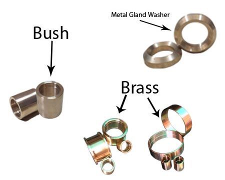 Mud Pump Brass, Bush & Metal Gland Washer