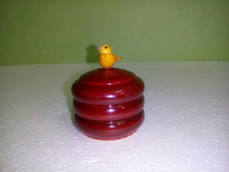 Wooden Kungumam Box 04