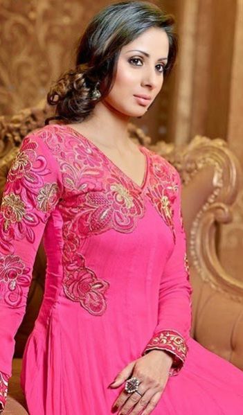 Pink Georgette Anarkali Suits