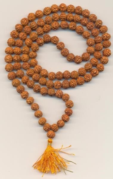 108 Beads Rudraksha Kantha Mala