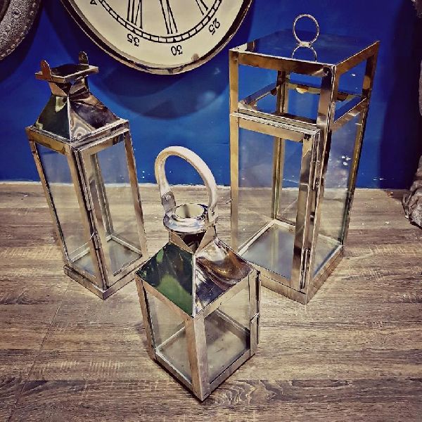 Brass Candle Hanging Lantern