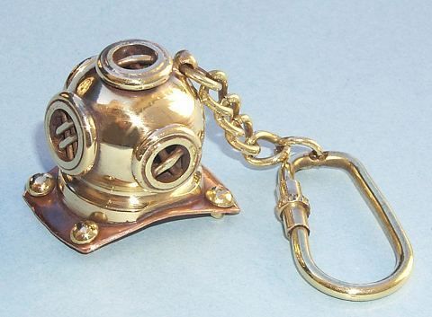 Brass Nautical Keychain