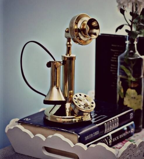 BVC4008 Decorative Brass Telephone