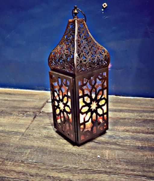 Iron Candle Hanging Lantern