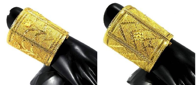 Gold Plated Bracelet Kada 01