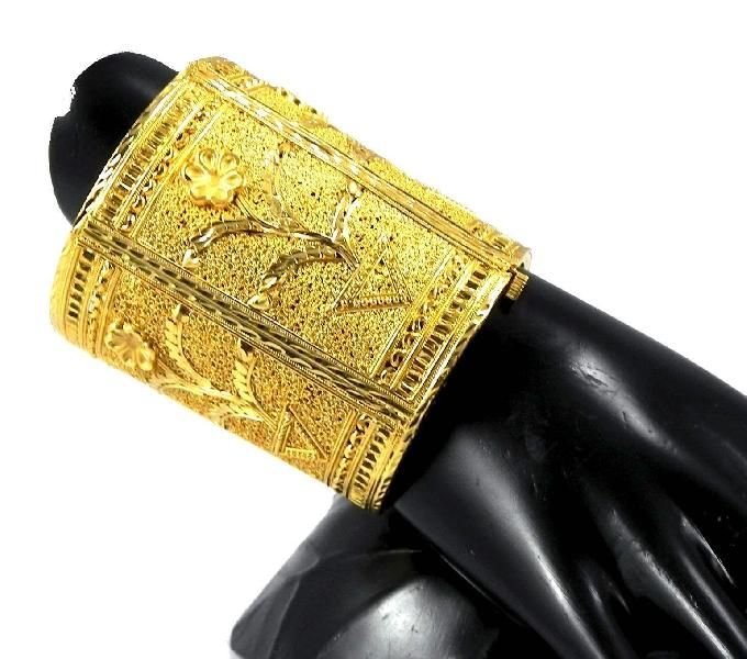 Gold Plated Bracelet Kada 02