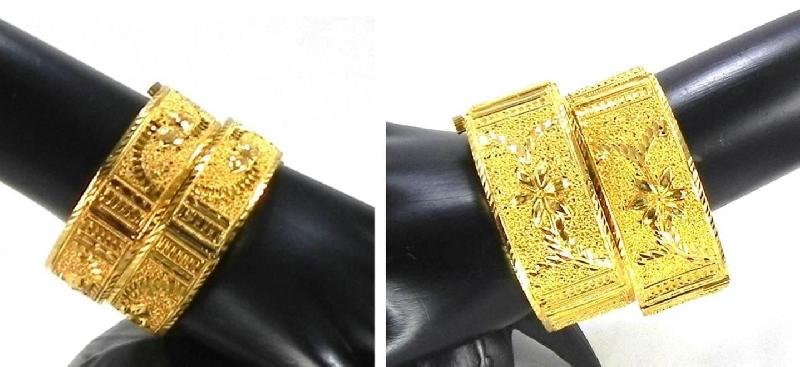Gold Plated Bracelet Kada 11
