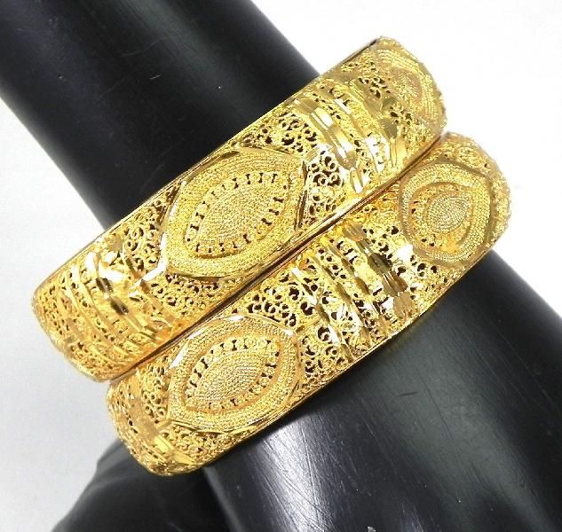 Gold Plated Kada 10