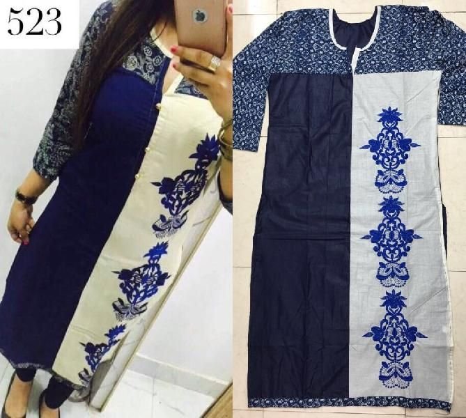 Ladies Cotton Kurti (523)