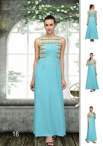 Ladies Western Dress (11622 - 16)