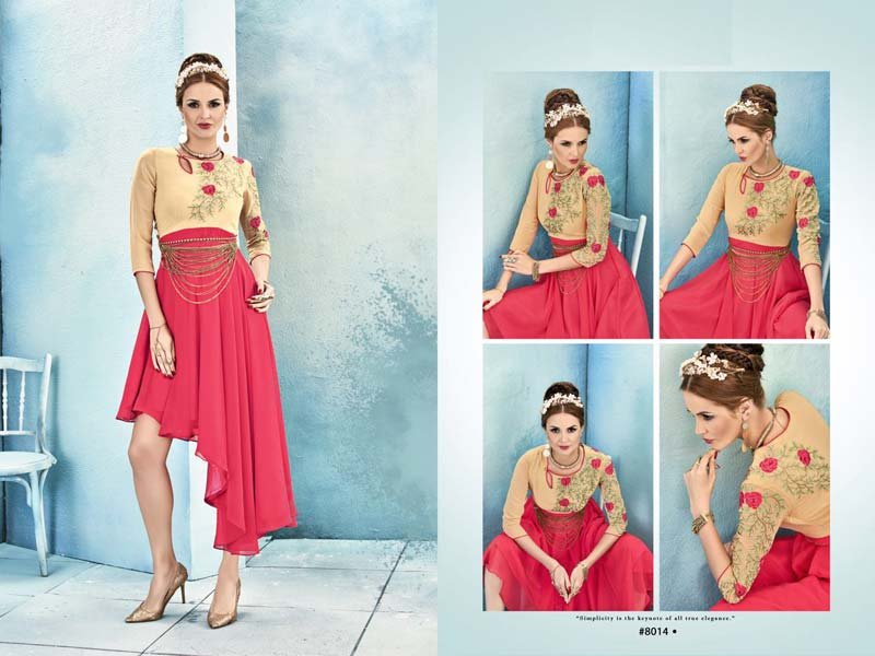 Ladies Western Dress (8014)