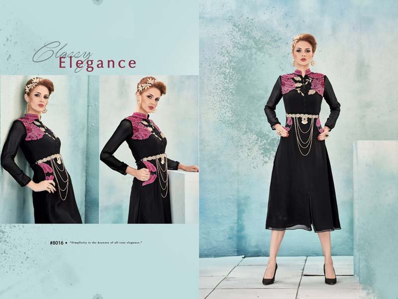 Ladies Western Dress (8016)